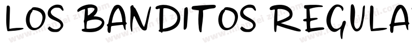 Los Banditos Regular字体转换